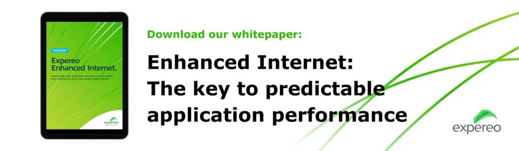 Enhanced Internet: The key to predictable application performance
report download